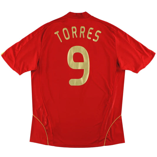 Spain Retro Shirt 2008 – Fernando Torres