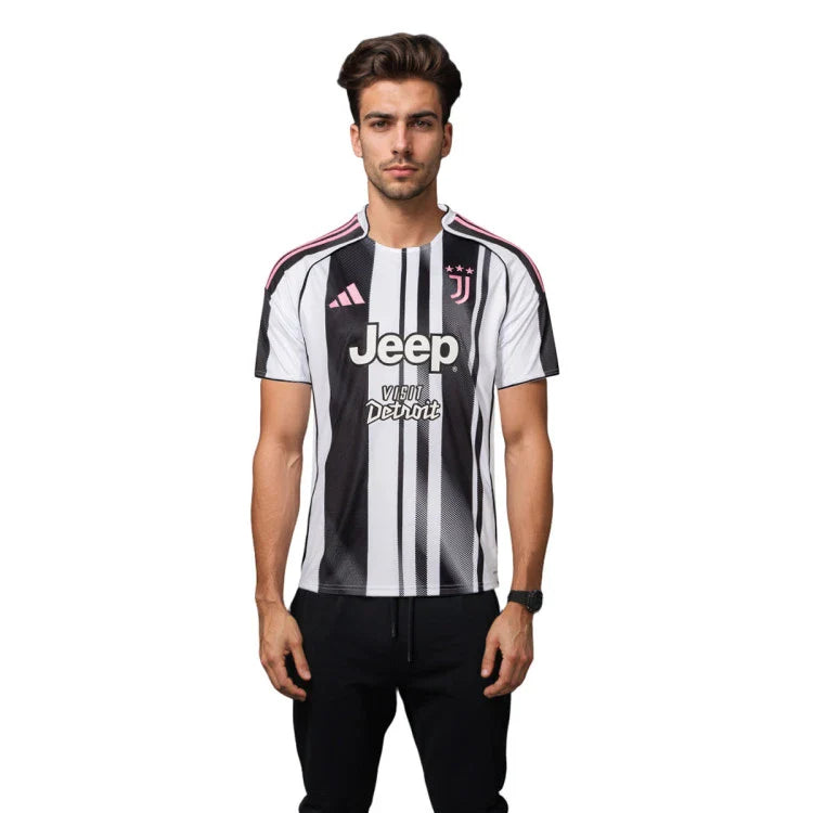 Juventus Home Shirt 25/26 - Black and White