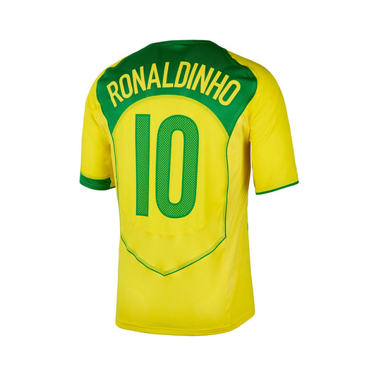 Brasil Retro Home Shirt - Ronaldinho
