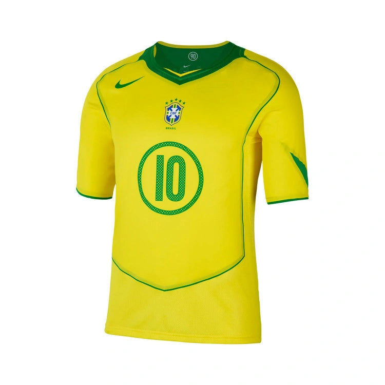 Brasil Retro Home Shirt - Ronaldinho