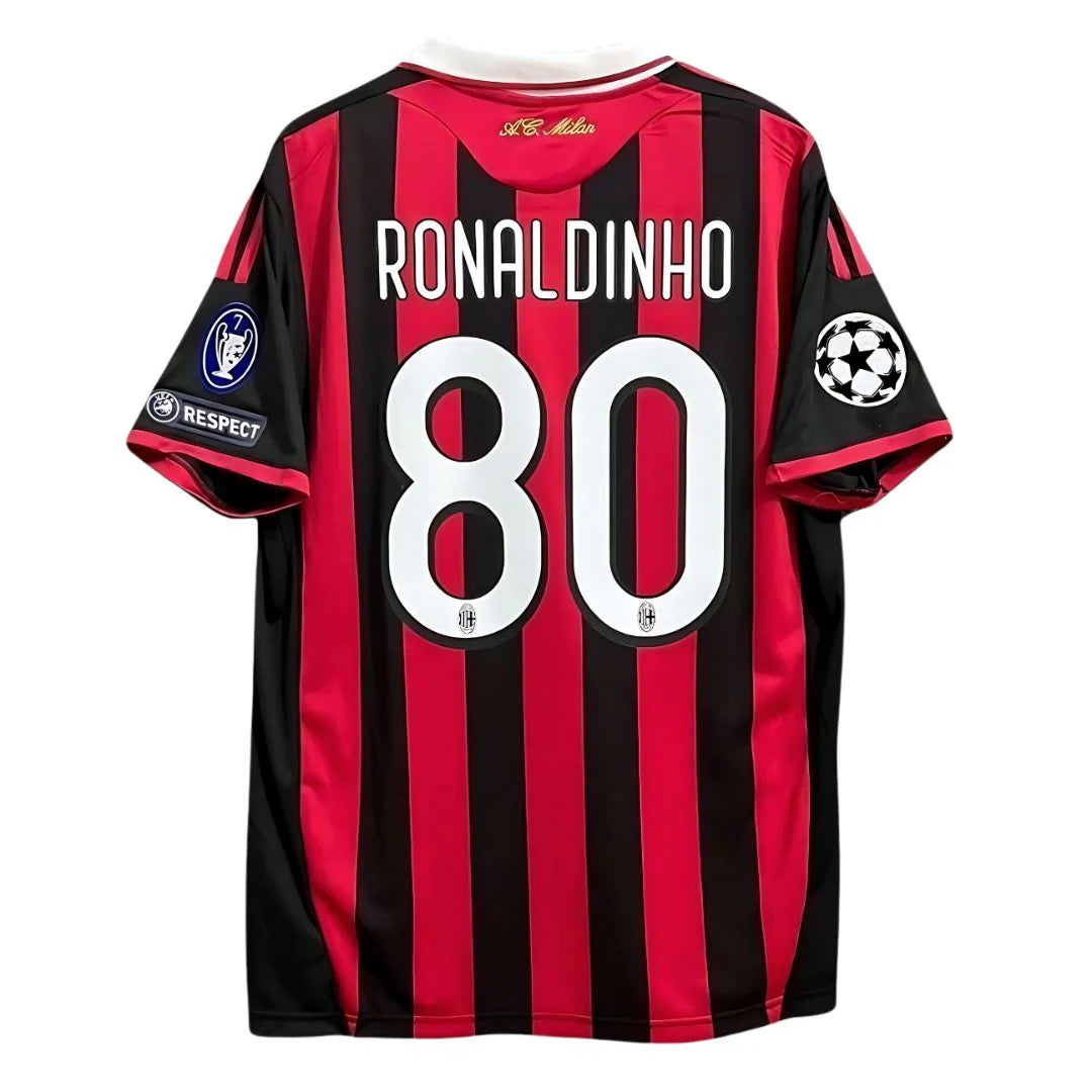 AC Milan Retro Home Shirt 09/10 - Ronaldinho