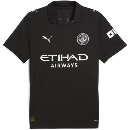Manchester City Men's AWAY Kit 25/26 – Black