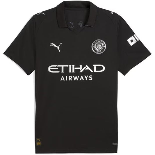Manchester City Men's AWAY Kit 25/26 – Black