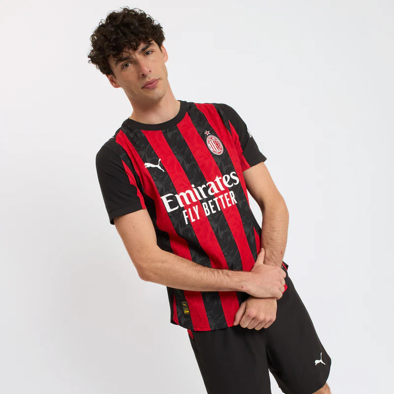AC Milan Men's Home Kit 25/26 - Black & Red