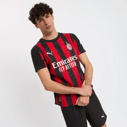 AC Milan Men's Home Kit 25/26 - Black & Red