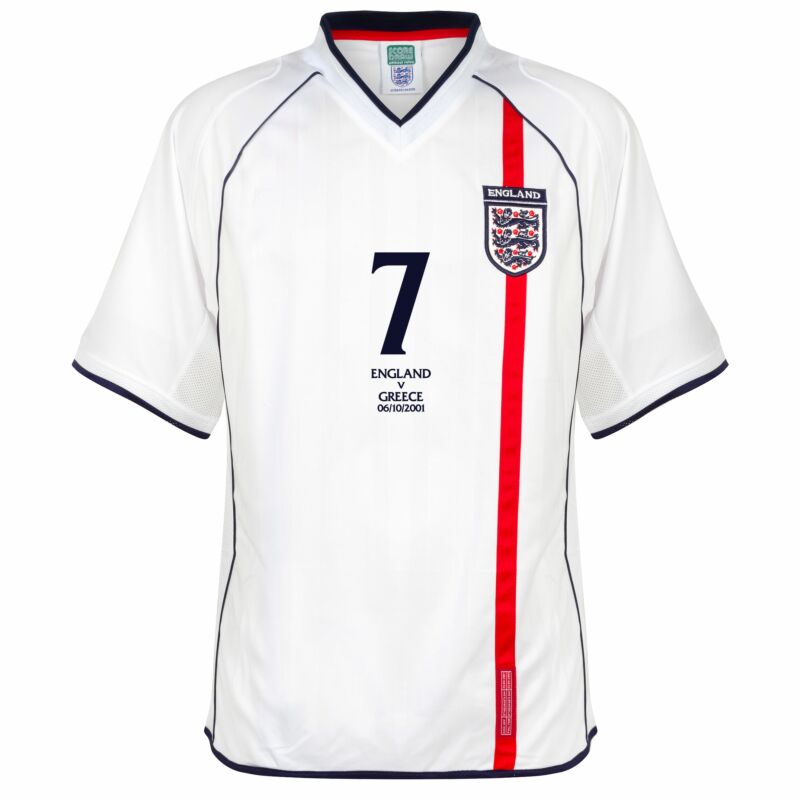 England Retro Shirt 2002 – Beckham