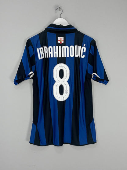 Inter Milan Retro Home Shirt 07/08 - Ibrahimović Edition