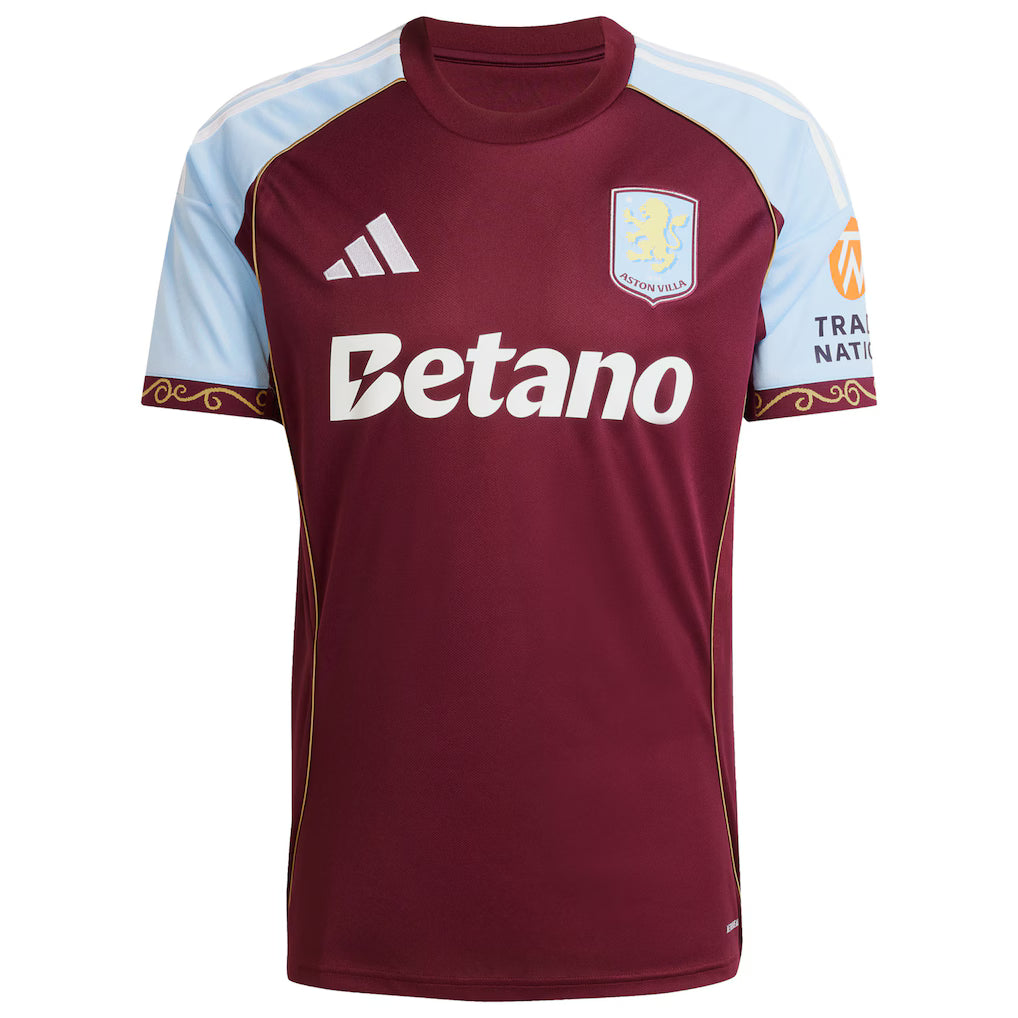 Aston Villa Men's Home Kit 25/26 - Red and Blue