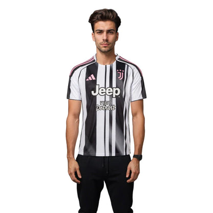 Juventus Home Shirt 25/26 - Black and White