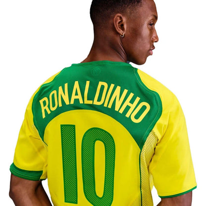 Brasil Retro Home Shirt - Ronaldinho