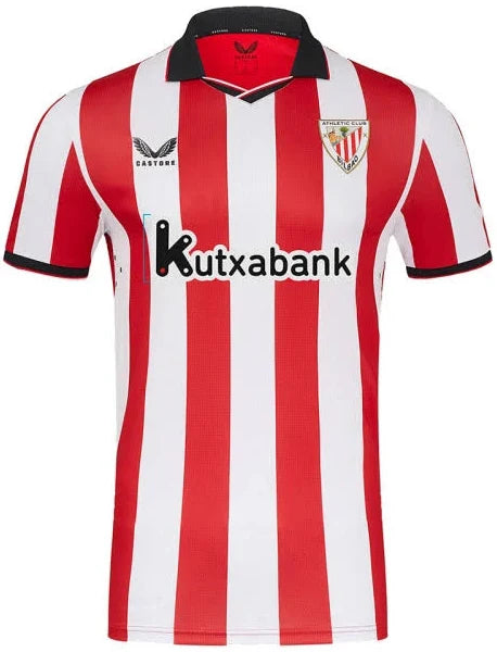 Athletic Bilbao Men's Home Kit 25/26 - White & Red