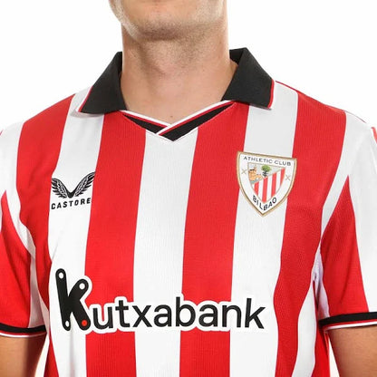 Athletic Bilbao Men's Home Kit 25/26 - White & Red