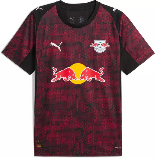 RB Leipzig Men's Third Kit 25/26 - Red and Black